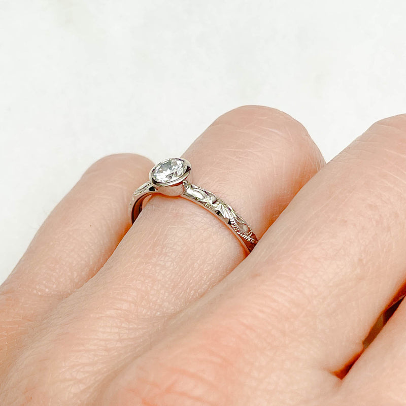 Hera Ethical Diamond Platinum Engagement Ring