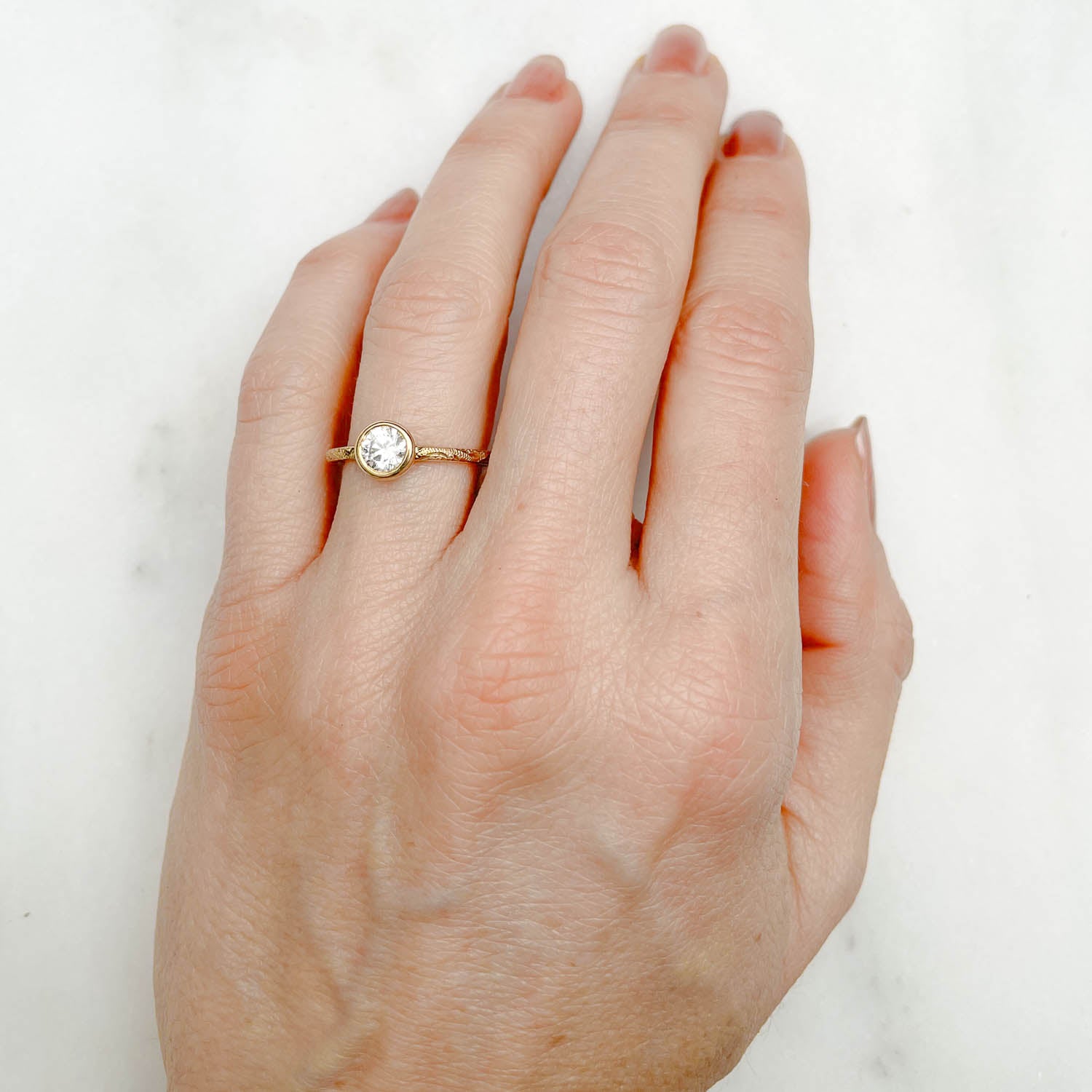 Hera Grande Diamond Solitaire Ring, 18ct Gold