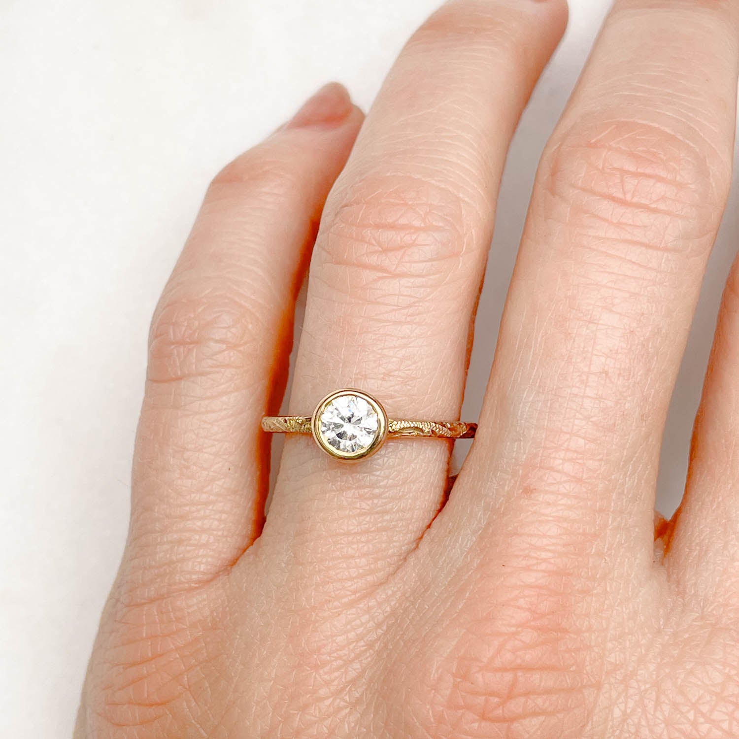 Hera Grande Diamond Solitaire Ring, 18ct Gold