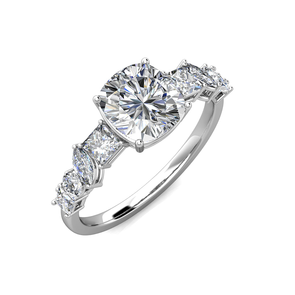 Minerva Lab-Grown Diamond Engagement Ring