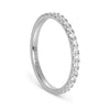 Altair Half Microset Ethical Ring, Diamond & Platinum