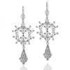 Filigree Silky Drop Chandelier Earrings