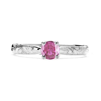 Athena Ethical Ruby Gemstone Engagement Ring, 18ct Fairtrade Gold
