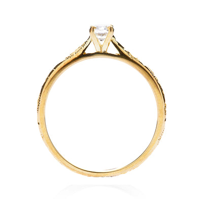 Athena Ethical Diamond Gold Solitaire Engagement Ring