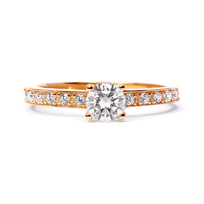 Aurora Borealis Ethical Diamond Engagement Ring, 18ct Fairtrade Gold