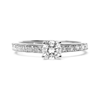 Aurora Borealis Ethical Diamond Engagement Ring, 18ct Fairtrade Gold