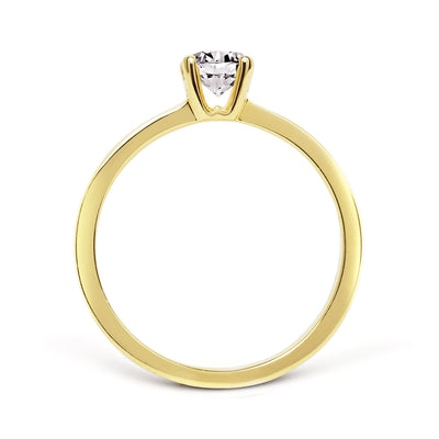 Aurora Ethical Diamond Engagement Ring, 18ct Fairtrade Gold