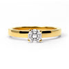 Aurora Ethical Diamond Engagement Ring, 18ct Fairtrade Gold - Arabel Lebrusan