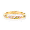Cherish Full Diamond Ethical Gold Eternity Wedding Ring, 18ct Fairtrade Gold - Arabel Lebrusan