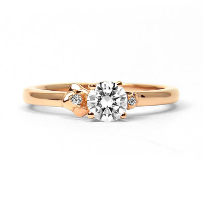 Cherry Blossom Ethical Diamond Engagement Ring, 18ct Fairtrade Gold - Arabel Lebrusan