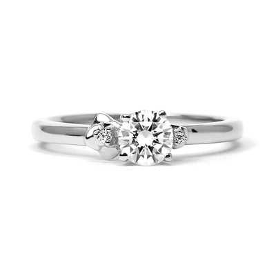 Cherry Blossom Ethical Diamond Engagement Ring, 18ct Fairtrade Gold - Arabel Lebrusan