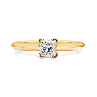 Diana Ethical Diamond Engagement Ring, 18ct Fairtrade Gold