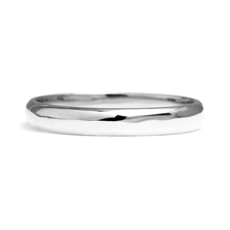 Court Ethical Platinum Wedding Ring, Thin