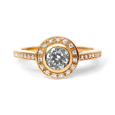 Efflorescence Ethical Diamond Engagement Ring, 18ct Fairtrade Gold