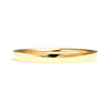 Flat Court Ethical Gold Wedding Ring, Thin