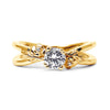 Foliage Ethical Diamond Engagement Ring, 18ct Fairtrade Gold