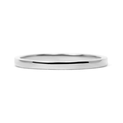 Harmony Flat Ethical Platinum Wedding Ring