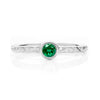 Hera Ethical Emerald Gemstone Engagement Ring, 18ct Ethical Gold
