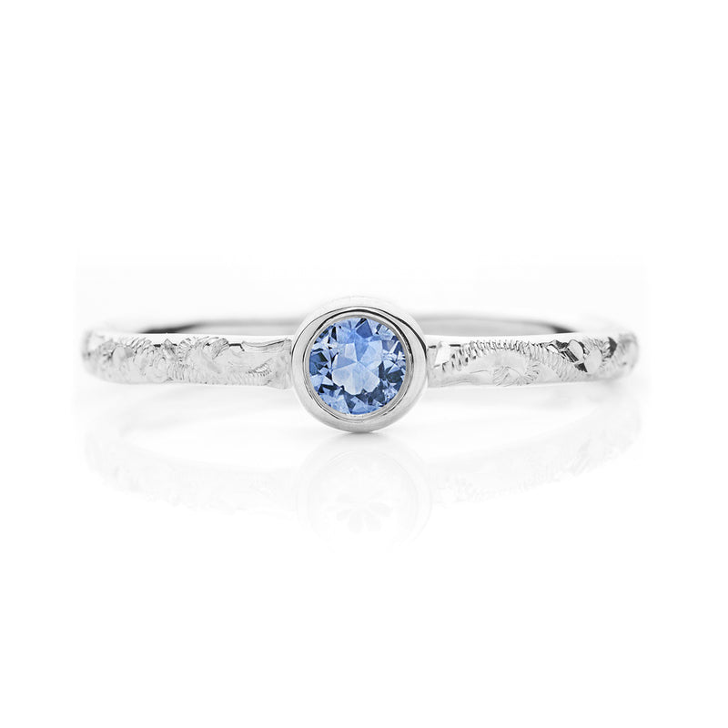 Hera Ethical Blue Sapphire Gemstone Engagement Ring, 18ct Ethical Gold