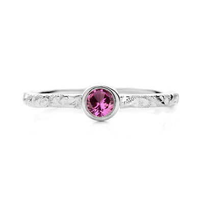 Hera Ethical Ruby Gemstone Engagement Ring, Platinum