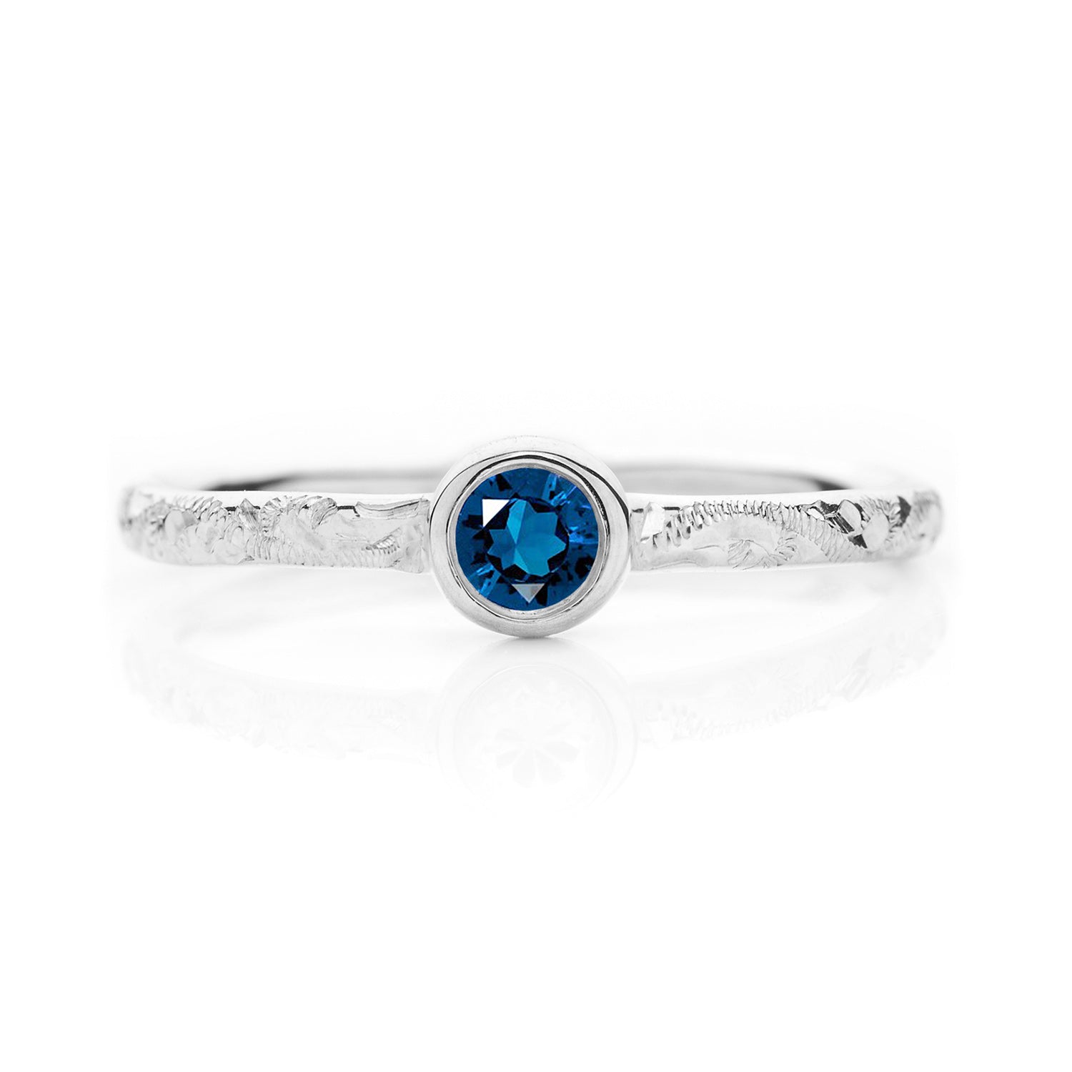 Hera Ethical Blue Sapphire Gemstone Engagement Ring, 18ct Ethical Gold