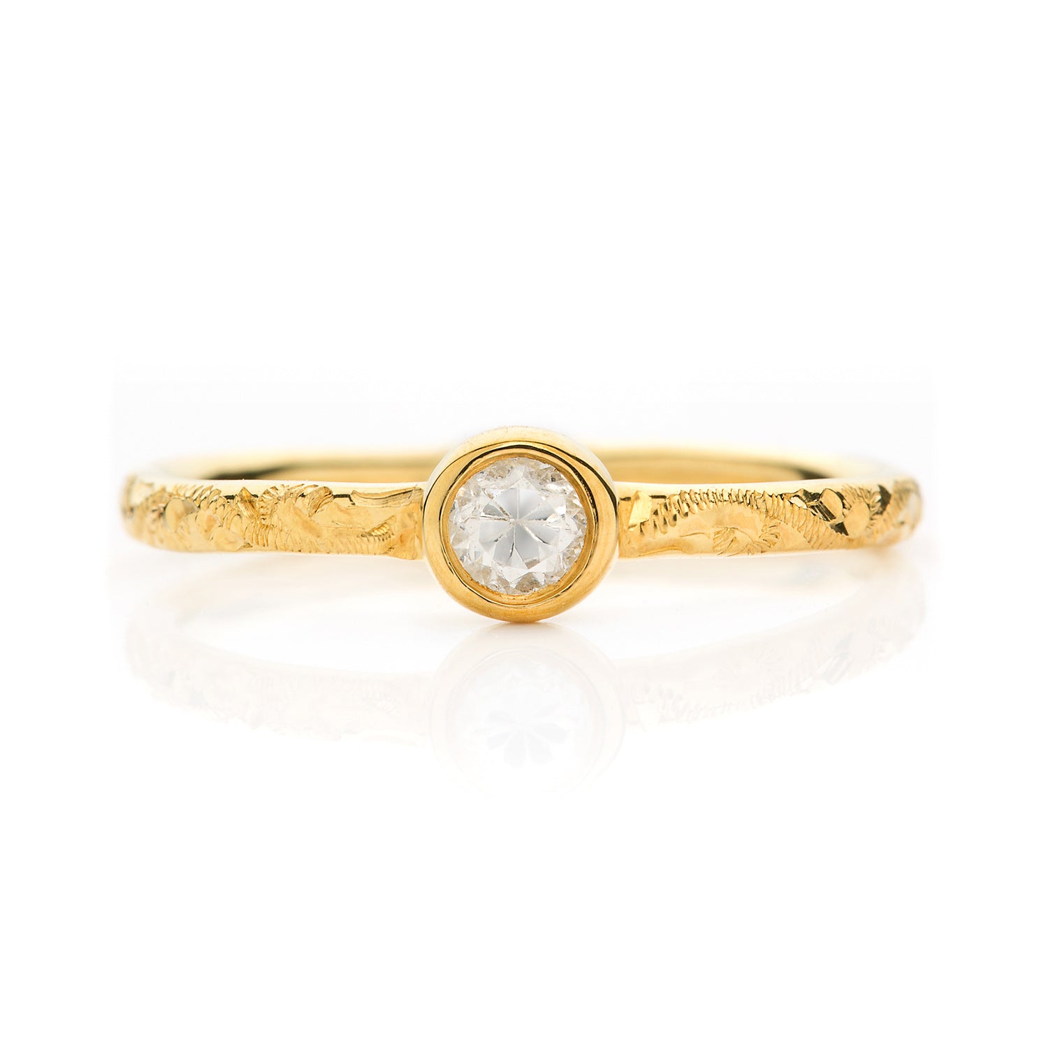 Ready to wear Hera Ethical Diamond Engagement Ring, Gold