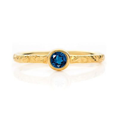 Hera Ethical Blue Sapphire Gemstone Engagement Ring, 18ct Ethical Gold