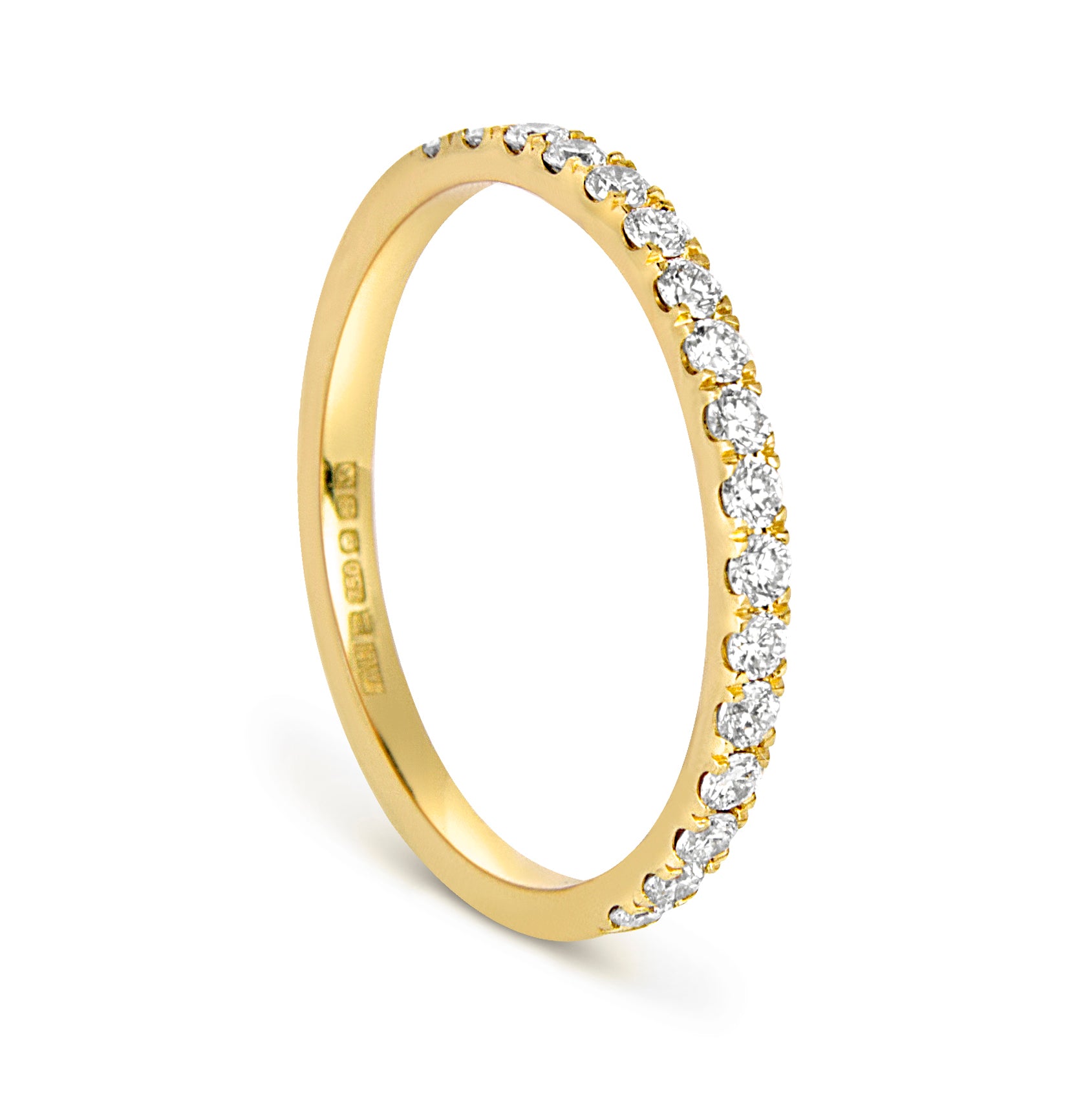Altair Full Microset Ethical Ring, Diamond & 18ct Gold