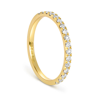 Altair Full Microset Ethical Ring, Diamond & 18ct Gold
