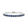 Altair Sapphire Ethical Platinum Eternity Ring