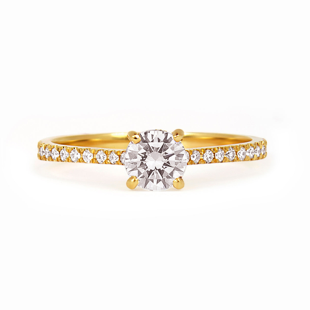 Altair Ethical Diamond Engagement Ring, 18ct Fairtrade Gold