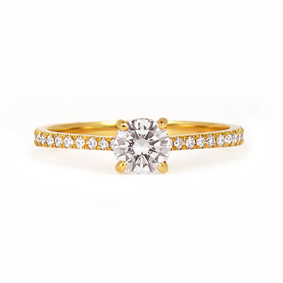 Altair Ethical Diamond Engagement Ring, 18ct Fairtrade Gold