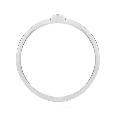 Peace Ethical Diamond Platinum Engagement Ring