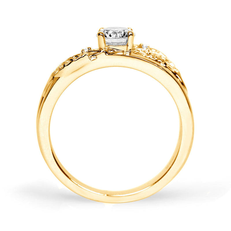 Royal Oak Ethical Diamond Engagement Ring, 18ct Fairtrade Gold