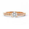 Solar Eclipse Ethical Diamond Engagement Ring, 18ct Fairtrade Gold