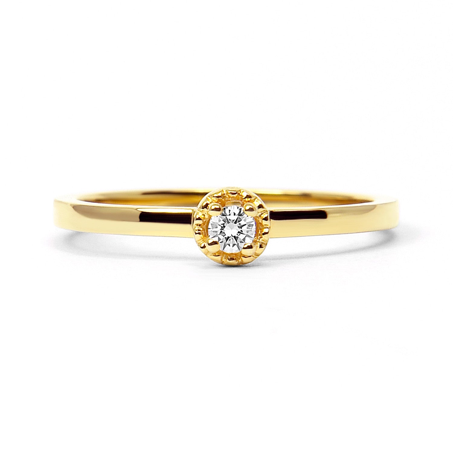 Serenity Ethical Diamond Gold Engagement Ring