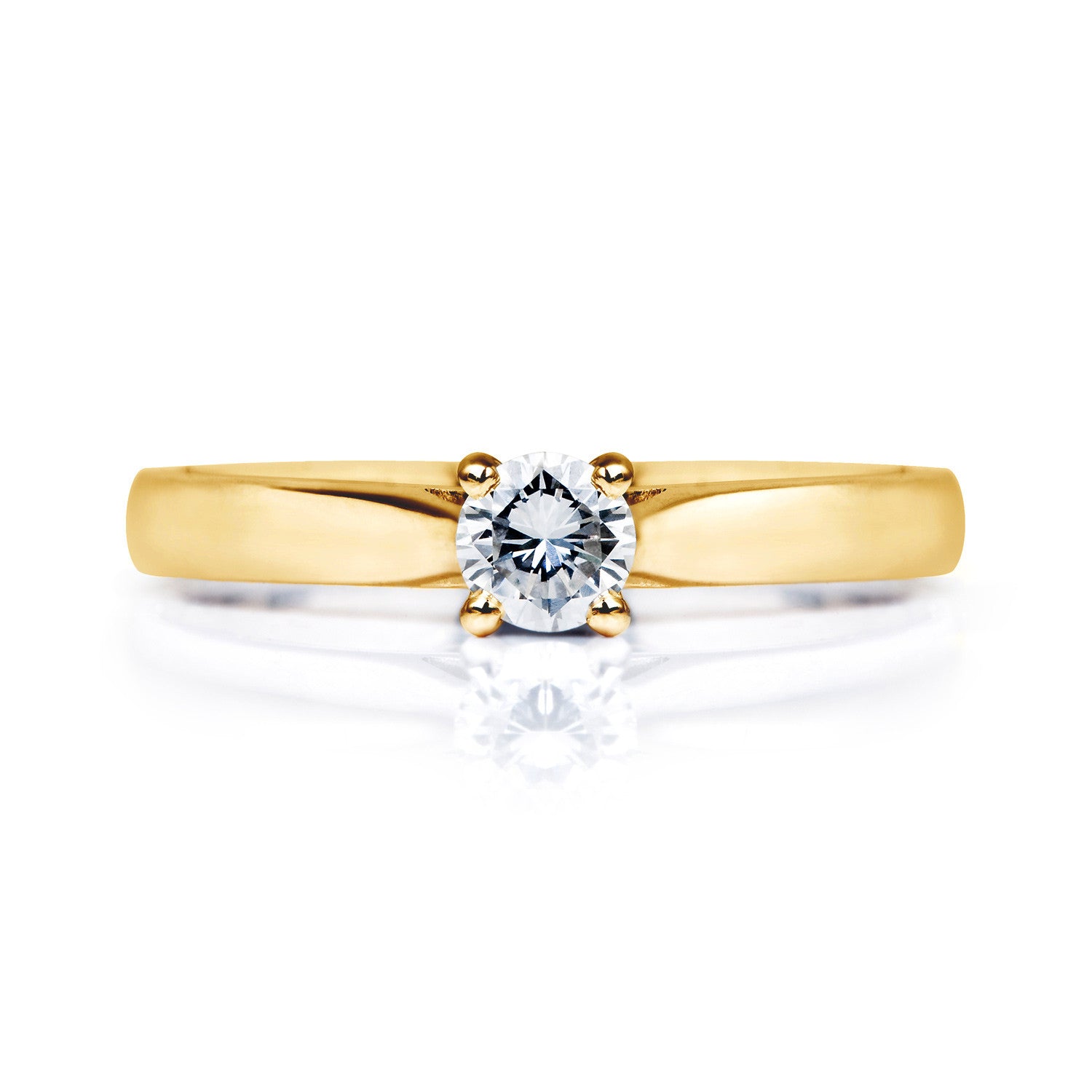 Venus Ethical Diamond Gold Solitaire Engagement Ring