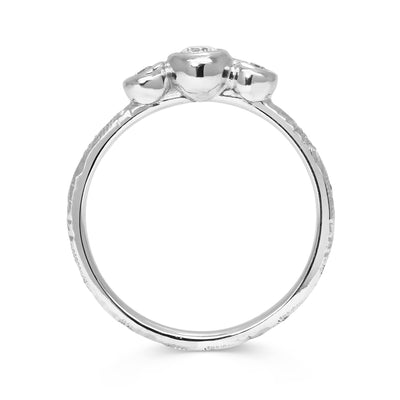 Demeter Trilogy Ethical Sapphire Engagement Ring, 18ct Ethical Gold