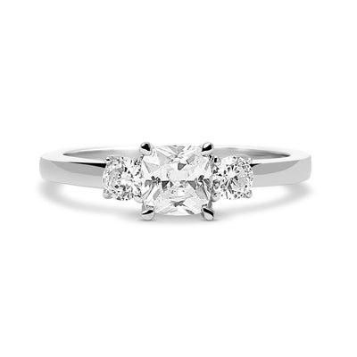 Carina Ethical Diamond Trilogy Recycled Platinum Engagement Ring