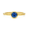 Hestia Ethical Blue Sapphire Gold Engagement Ring