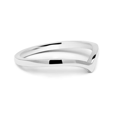 Wishbone Crown Ethical Platinum Wedding Ring 2