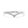 Wishbone Diamond Crown Ethical Ring, 18ct Ethical Gold 4