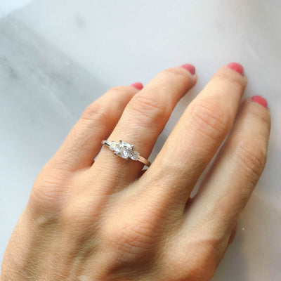 Carina Ethical Diamond Trilogy Recycled Platinum Engagement Ring