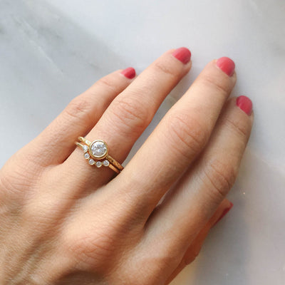 Diamond Coronet Ethical Gold Wedding Ring
