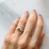 Demeter Trilogy Ethical Sapphire Engagement Ring, 18ct Ethical Gold