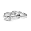 Bespoke engagement ring - princess-cut diamond and 100% recycled platinum 4