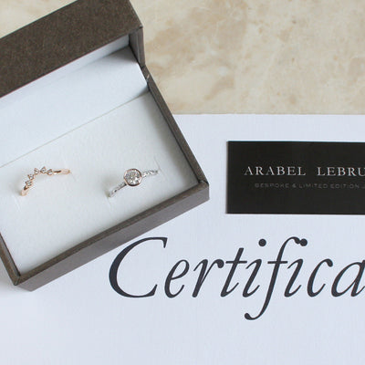 Bespoke Max and Gemma engagement ring and wedding band set - Fairtrade Gold and conflict-free diamonds 2