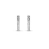 Eternity Engraved Ethical Hoop Earrings. 18ct Fairmined Ecological Gold
