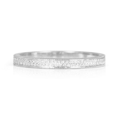 Eternity Engraved Ethical Gold Wedding Ring, 2mm 3