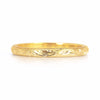 Vine Engraved Ethical Gold Wedding Ring, 2mm
